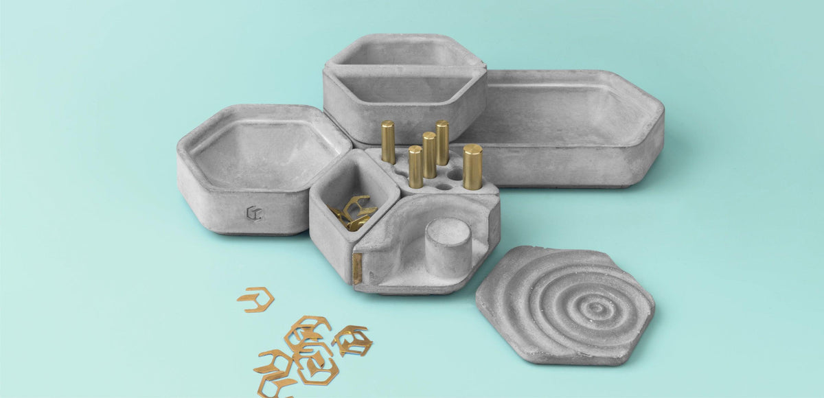 Hex : Desktop Organizing System - Concretology